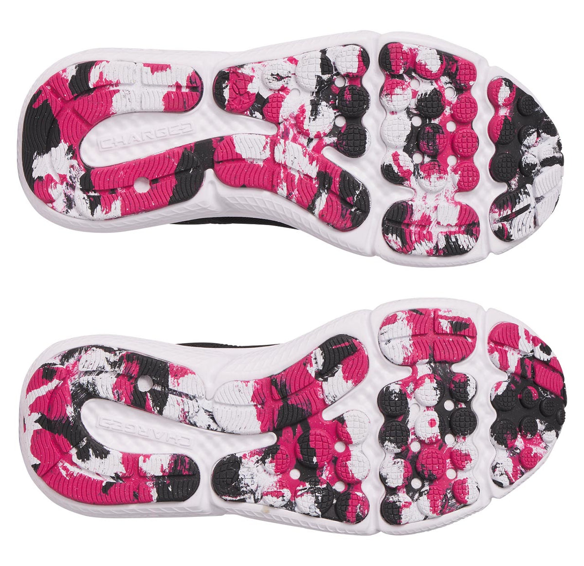 Women's Under Armour Charged Assert 10 Running Shoes "Black Grey"