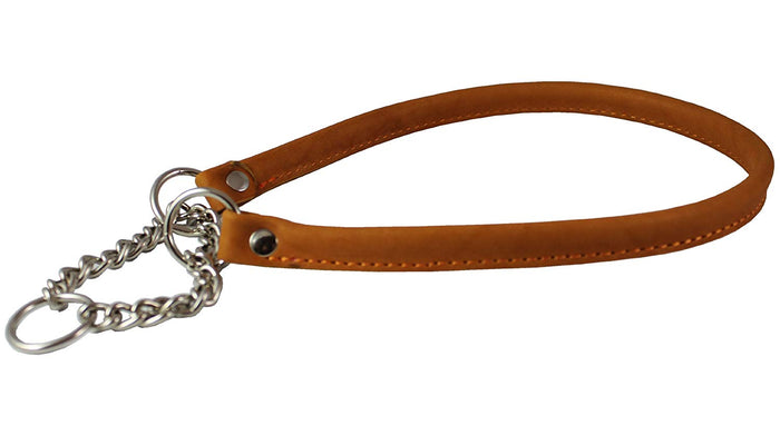 Martingale Genuine Leather Dog Collar Choker XLarge 24"-28" Neck, Mastiff, Cane Corso, Great Dane