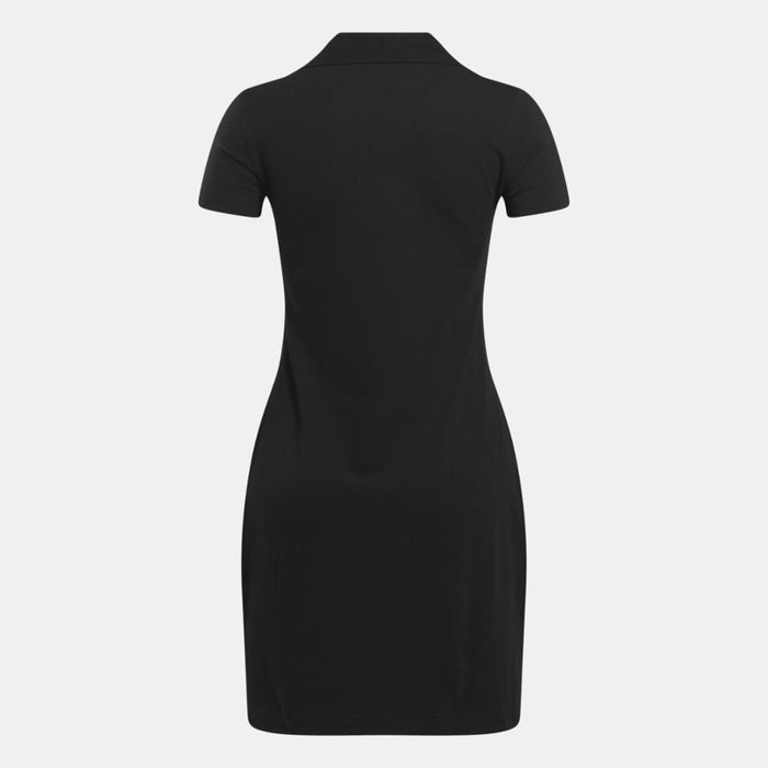 Reebok Apparel Women Classics Archive Essentials Polo Dress BLACK