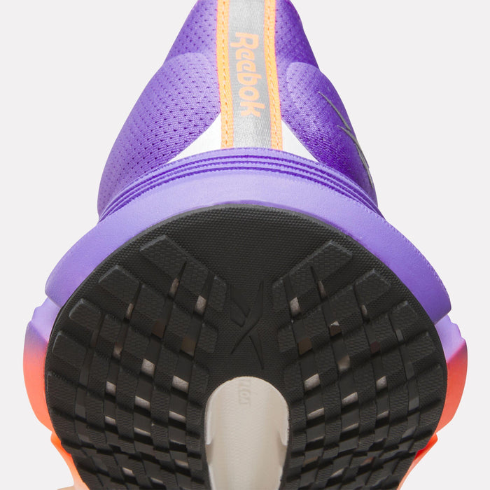 Reebok Footwear Women FloatZig 2 Running Shoes WHITE/ROYAL PURPLE/FLASH ORANG