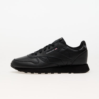 Big Kids' Reebok Classic Leather "Triple Black" (Unisex)