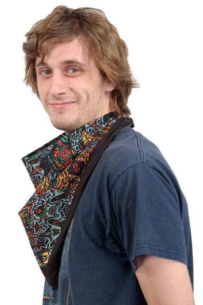 3D Bandana Psychedelic Skull Black