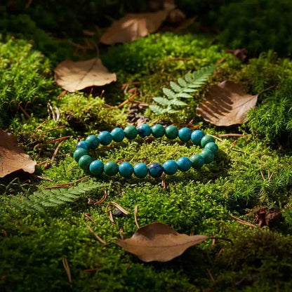 8MM Elastic Natural Stone Bracelets - CS: Phoenix stone