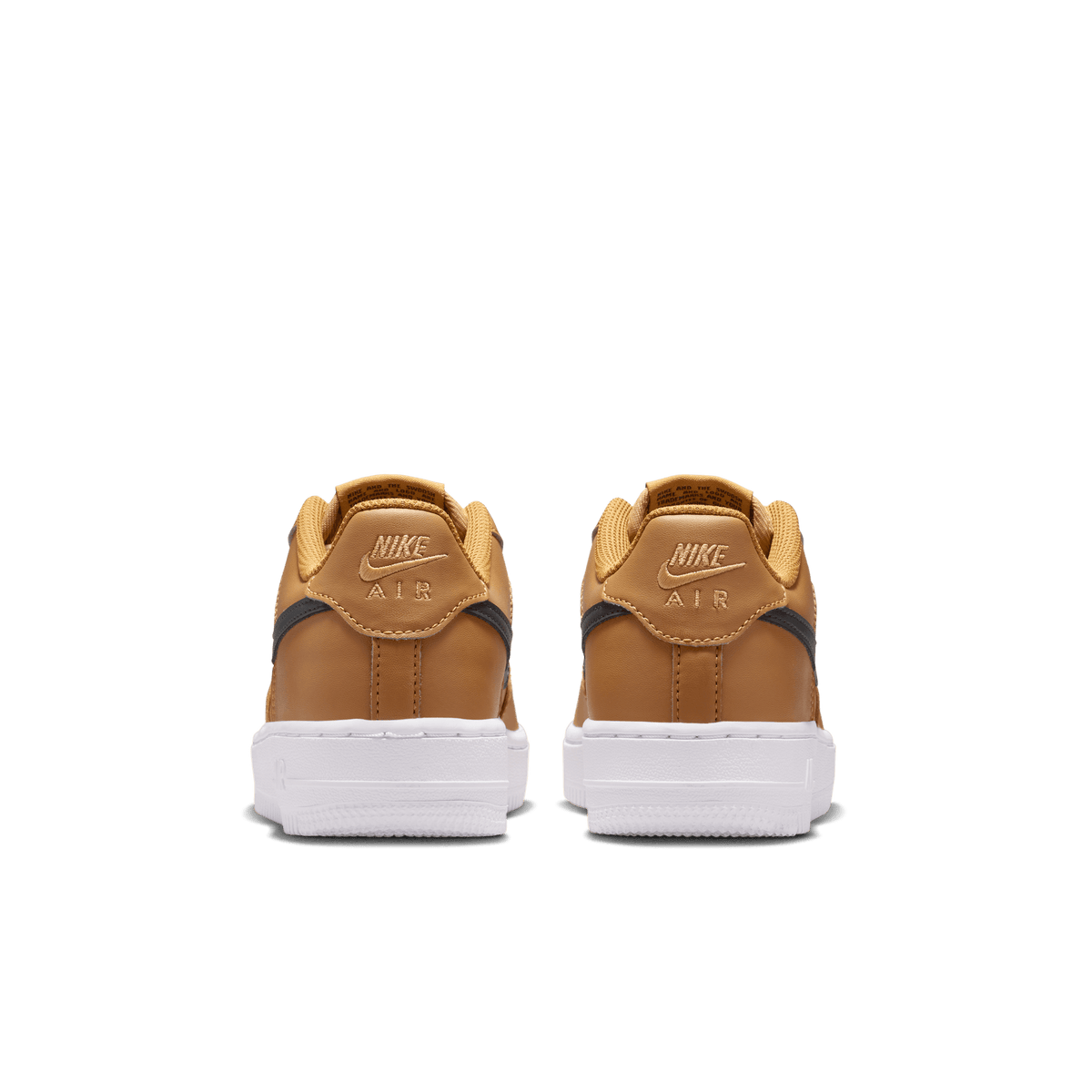 Boy's Nike Air Force 1 "Wheat Club Gold White Anthracite"