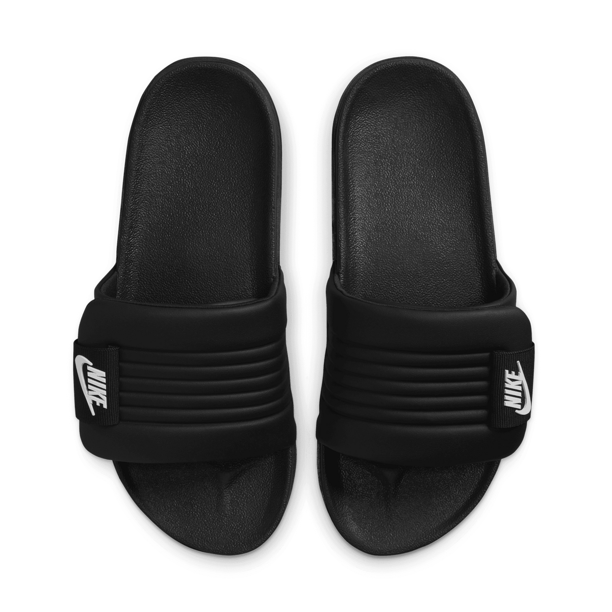 Women's Nike Offcourt Adjust Slides "Black White"