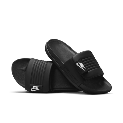 Women's Nike Offcourt Adjust Slides "Black White"