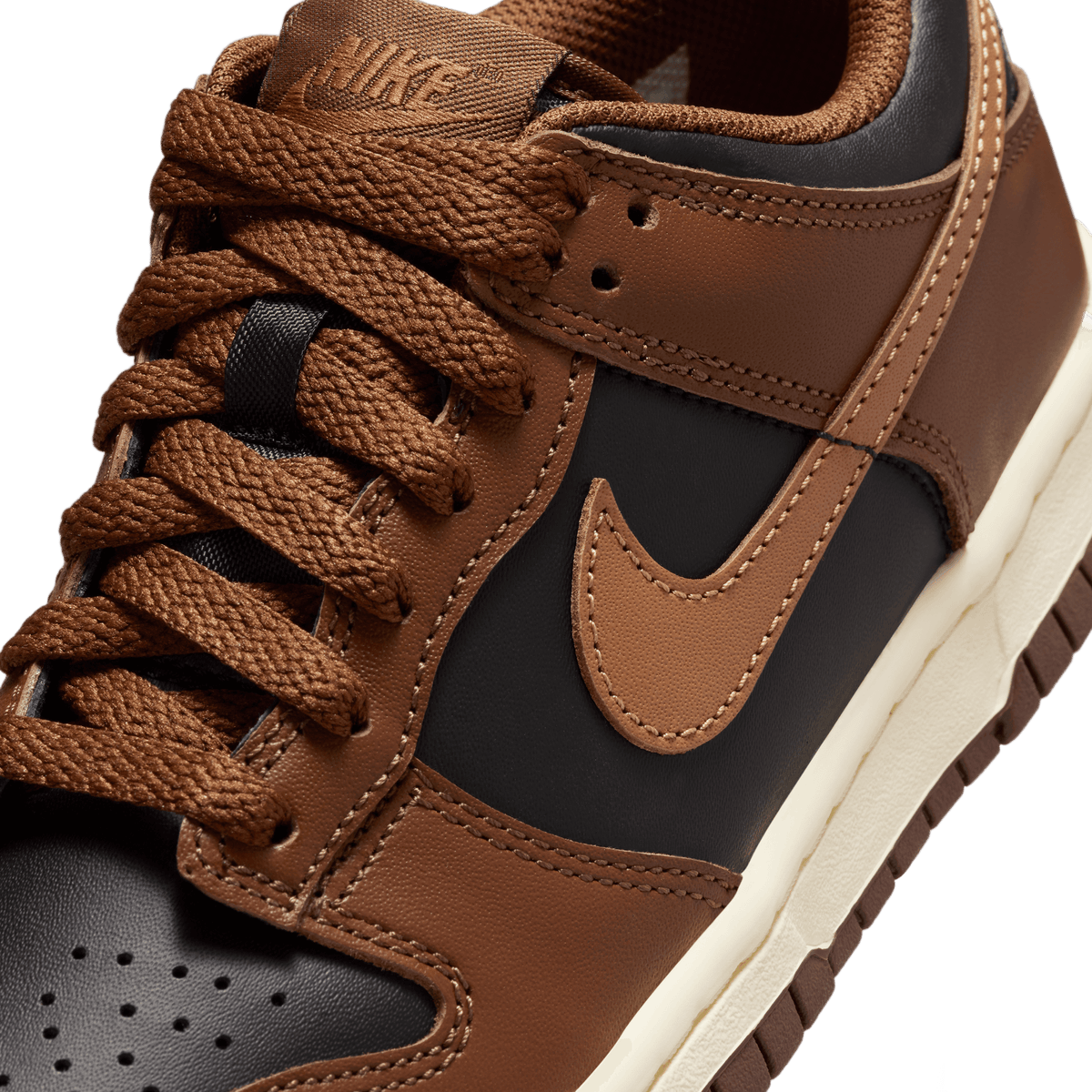 Big Kids' Nike Dunk Low "Brown Black"