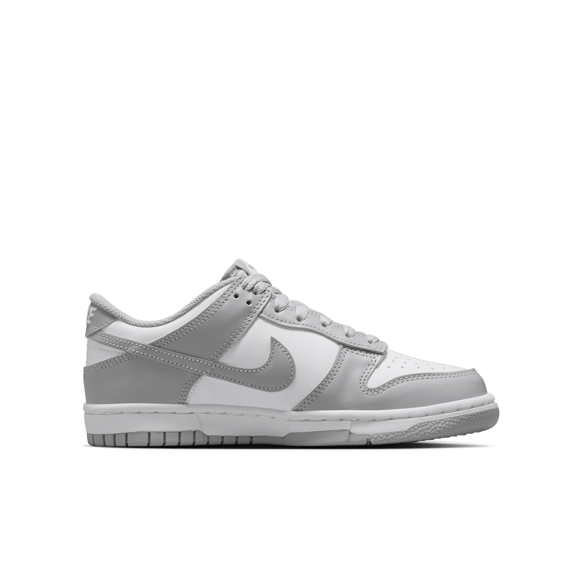 Big Kids' Nike Dunk Low "White Light Smoke Grey"