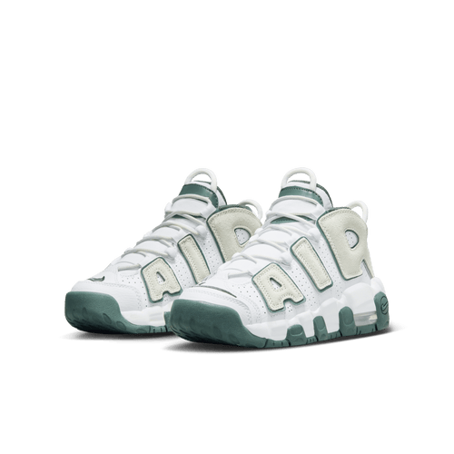 Big Kids' Nike Air More Uptempo "White Vintage Green"