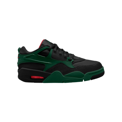 Big Kids' Air Jordan 4RM "Black Gorge Green Varsity Red"