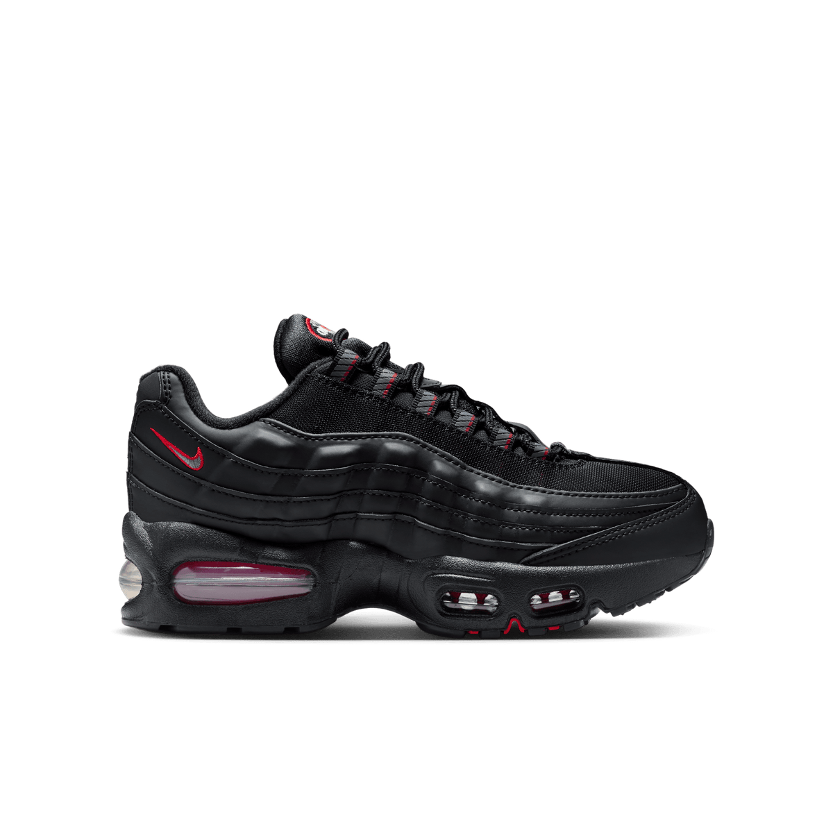 Big Kids' Nike Air Max 95 "Racing Pack - Black University Red"