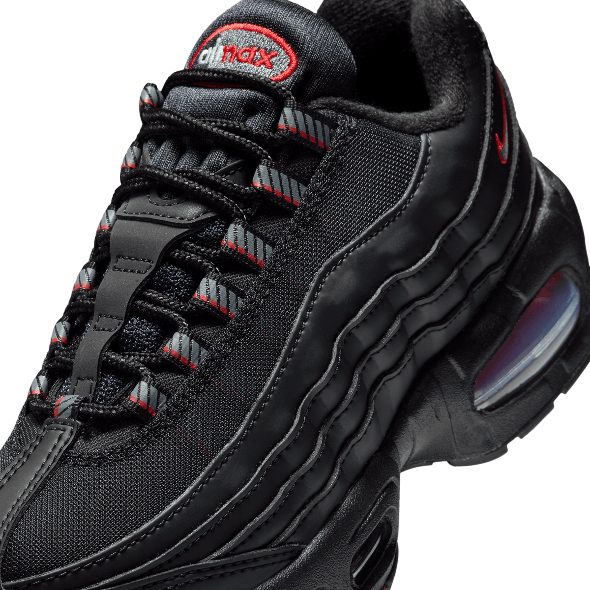 Big Kids' Nike Air Max 95 "Racing Pack - Black University Red"