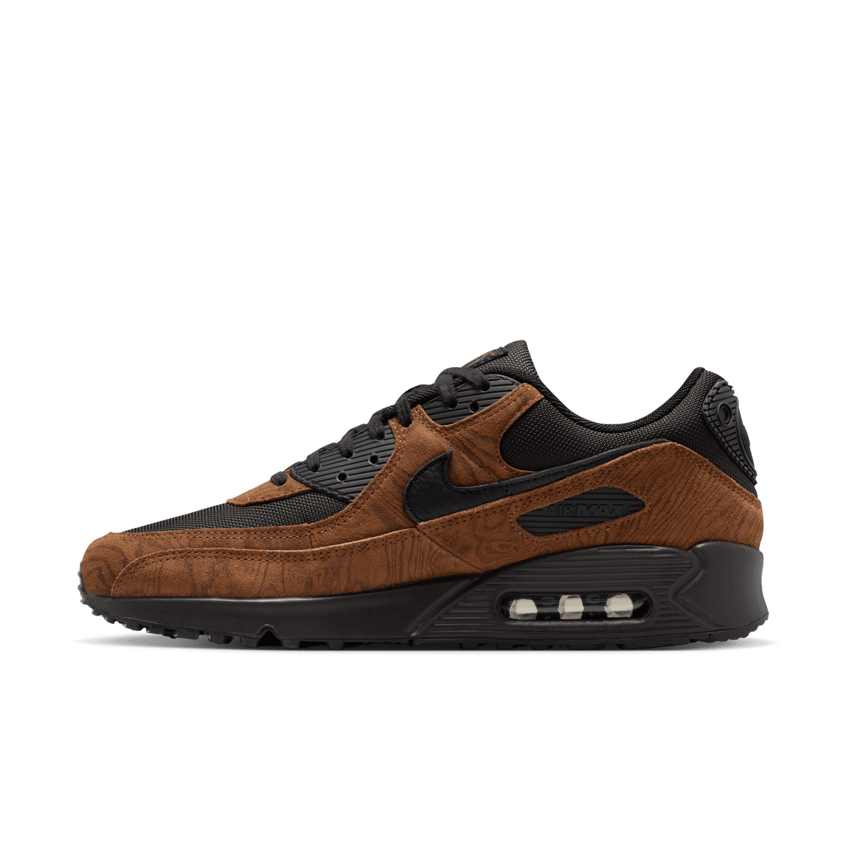 Men's Nike Air Max 90 Premium "Light Brtitish Tan Velvet Brown"