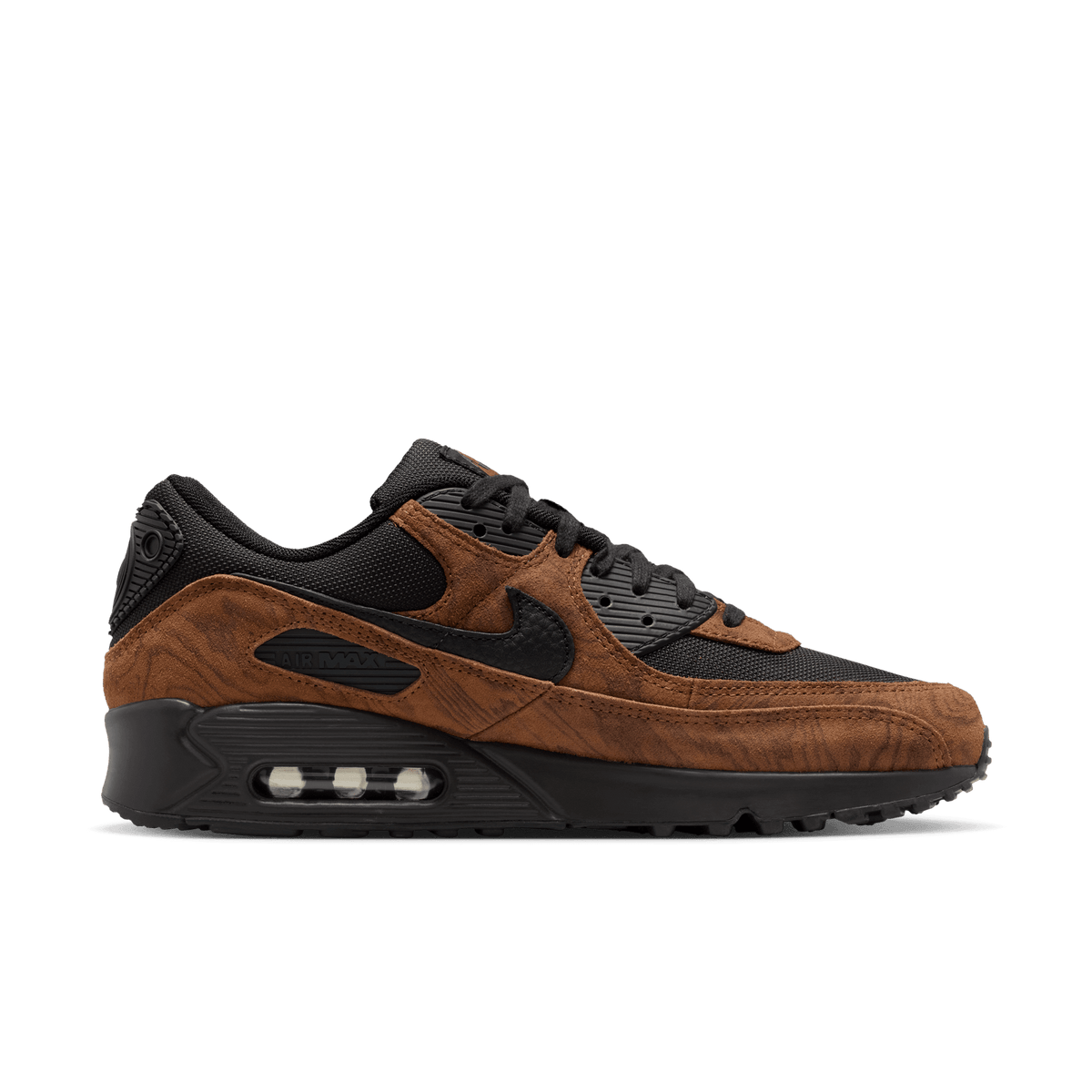 Men's Nike Air Max 90 Premium "Light Brtitish Tan Velvet Brown"