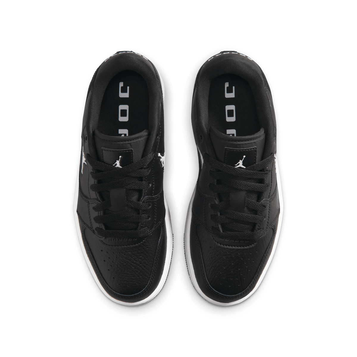 Big Kids' Jordan Court Connect Low "Black White"