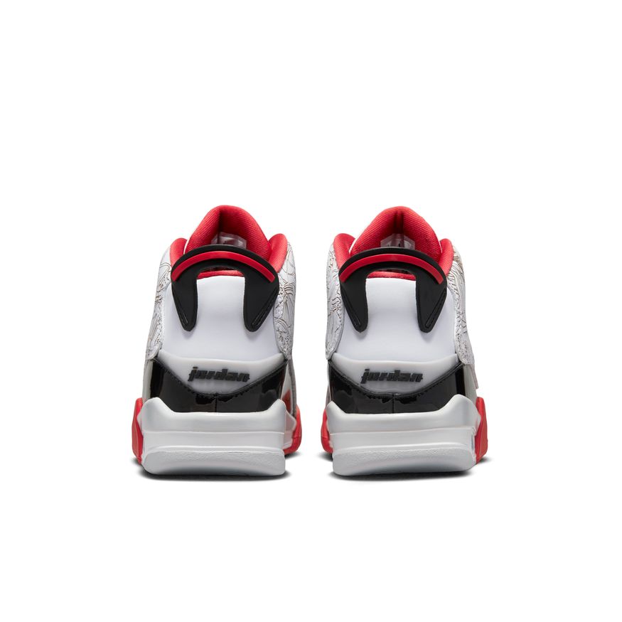 Big Kids' Air Jordan Dub Zero "White Varsity Red"