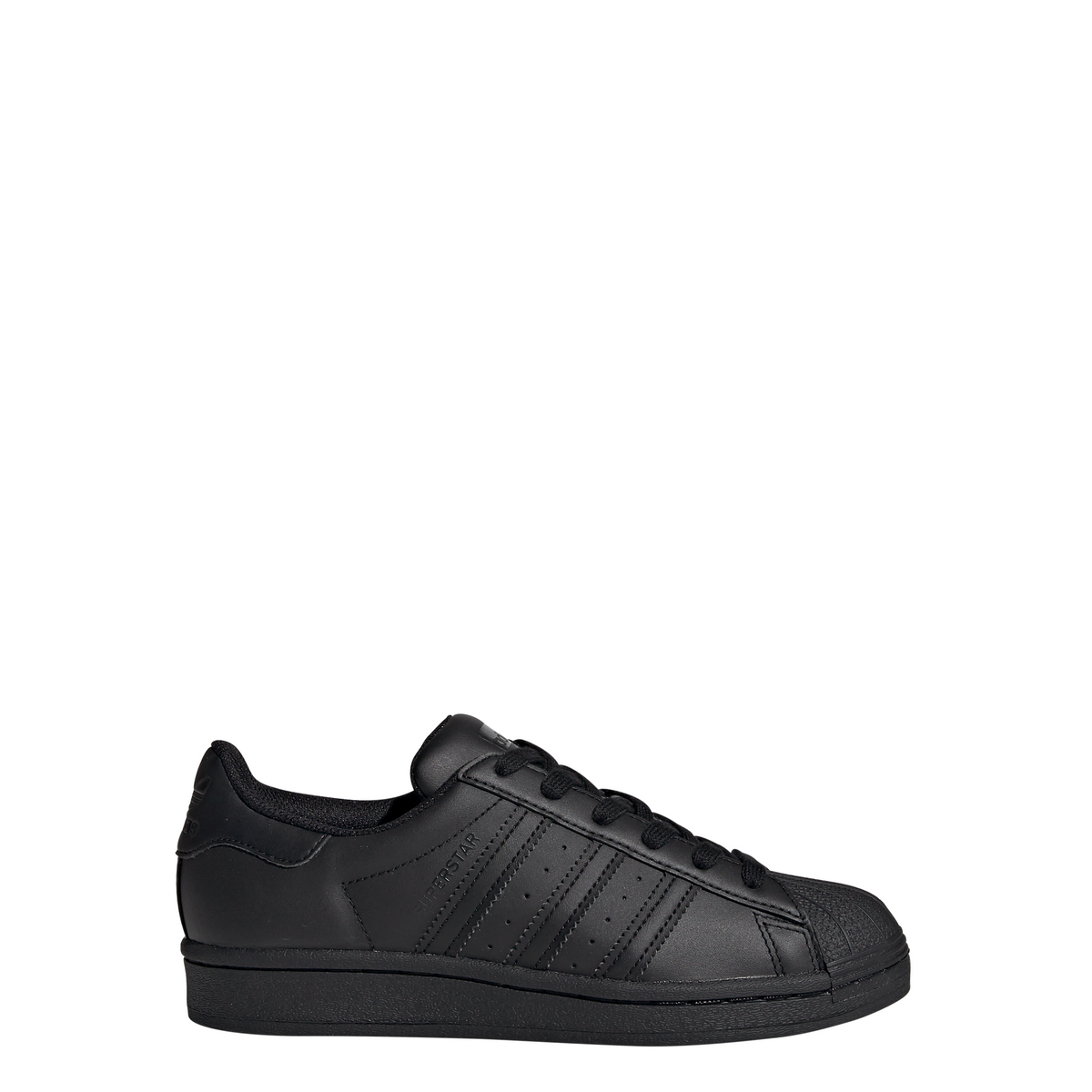 Big Kids' Adidas Superstar J "Core Black Black"