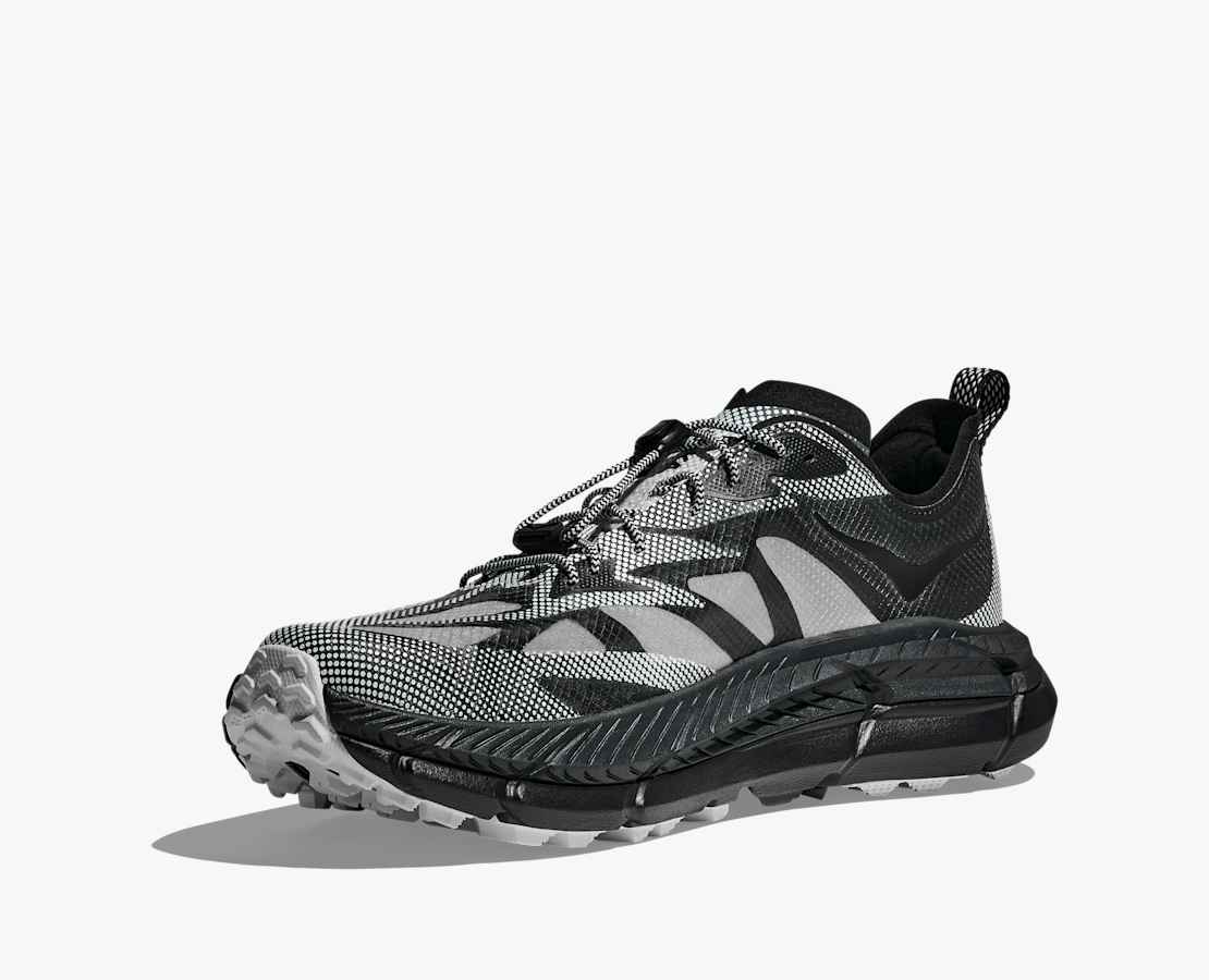 Hoka Stealth/Tech Mafate Speed 4 Lite - Black/White