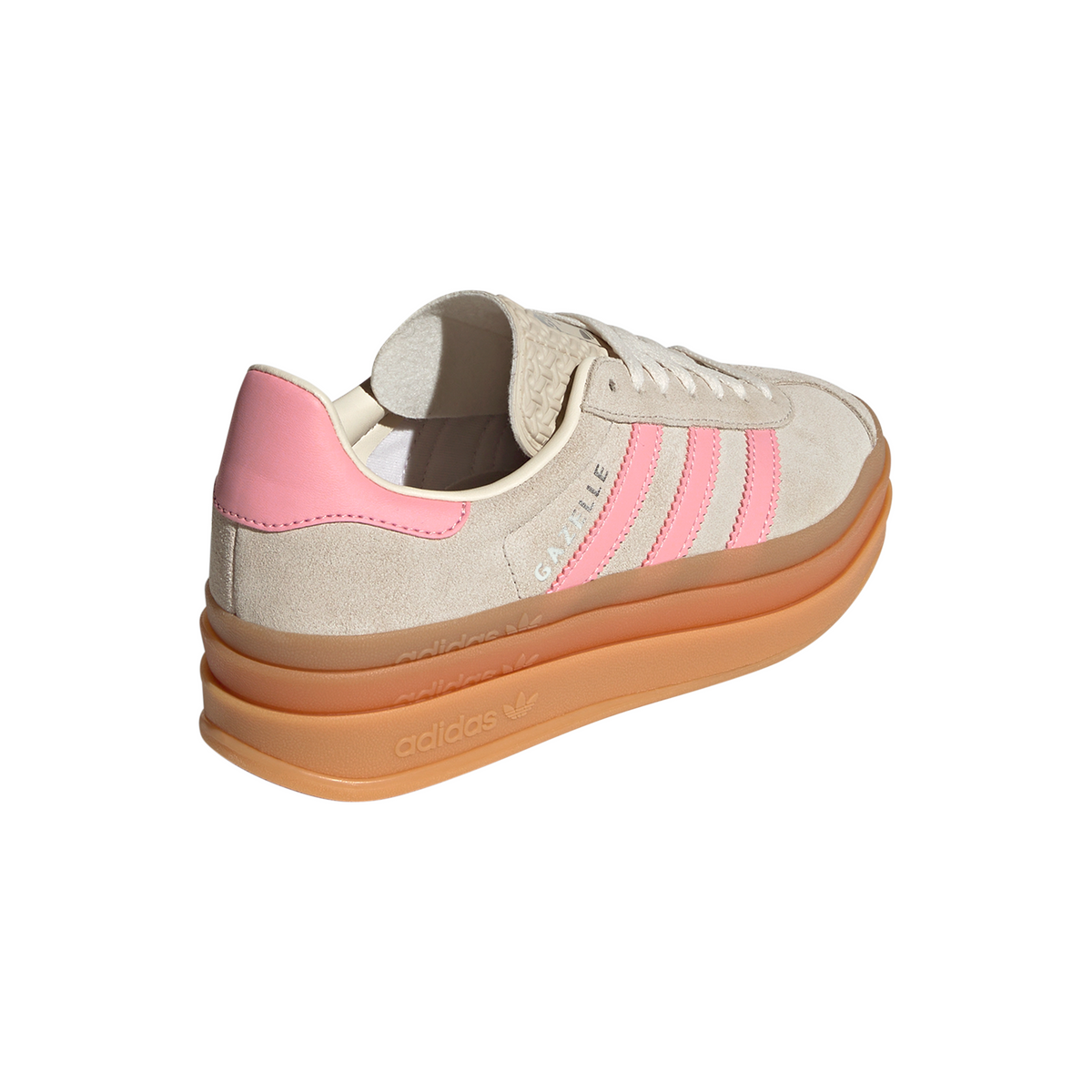 Big Kids' Adidas Gazelle Bold J "Beige Semi Pink Spark"