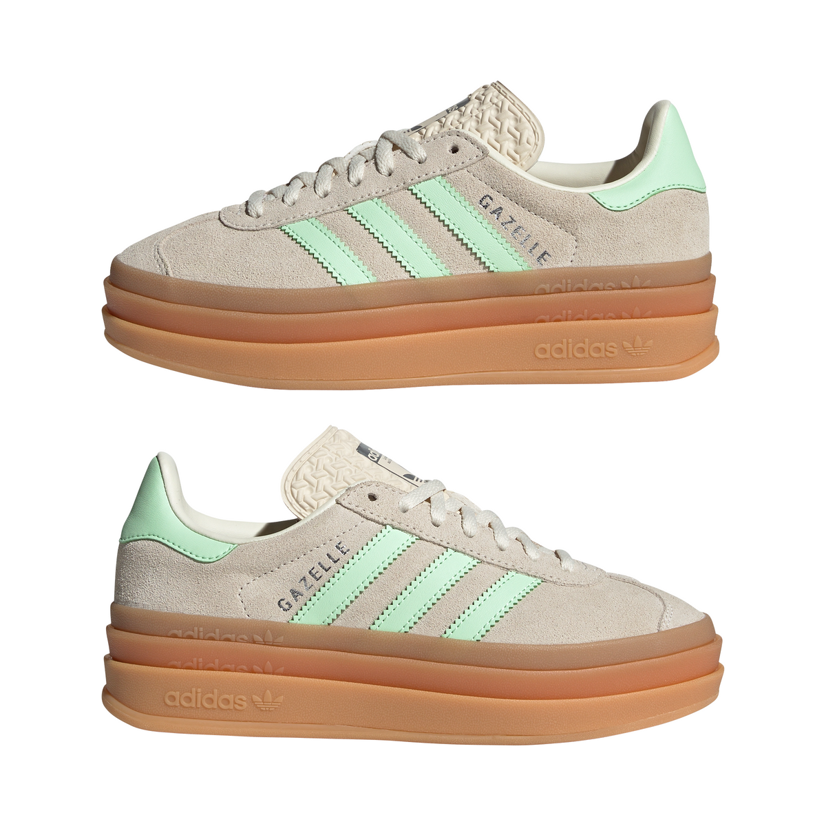 Big Kids' Adidas Gazelle Bold "Semi Green Spark"