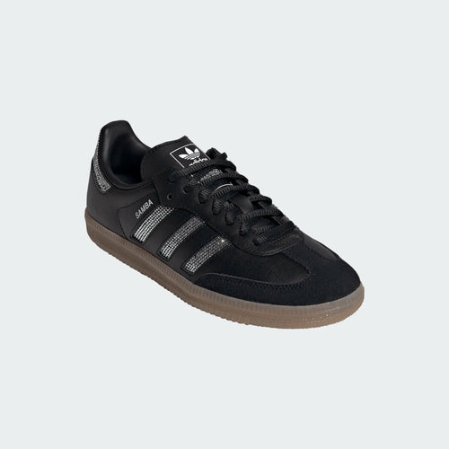Big Kids' Adidas Samba OG "Rhinestone Black Silver" (Unisex)