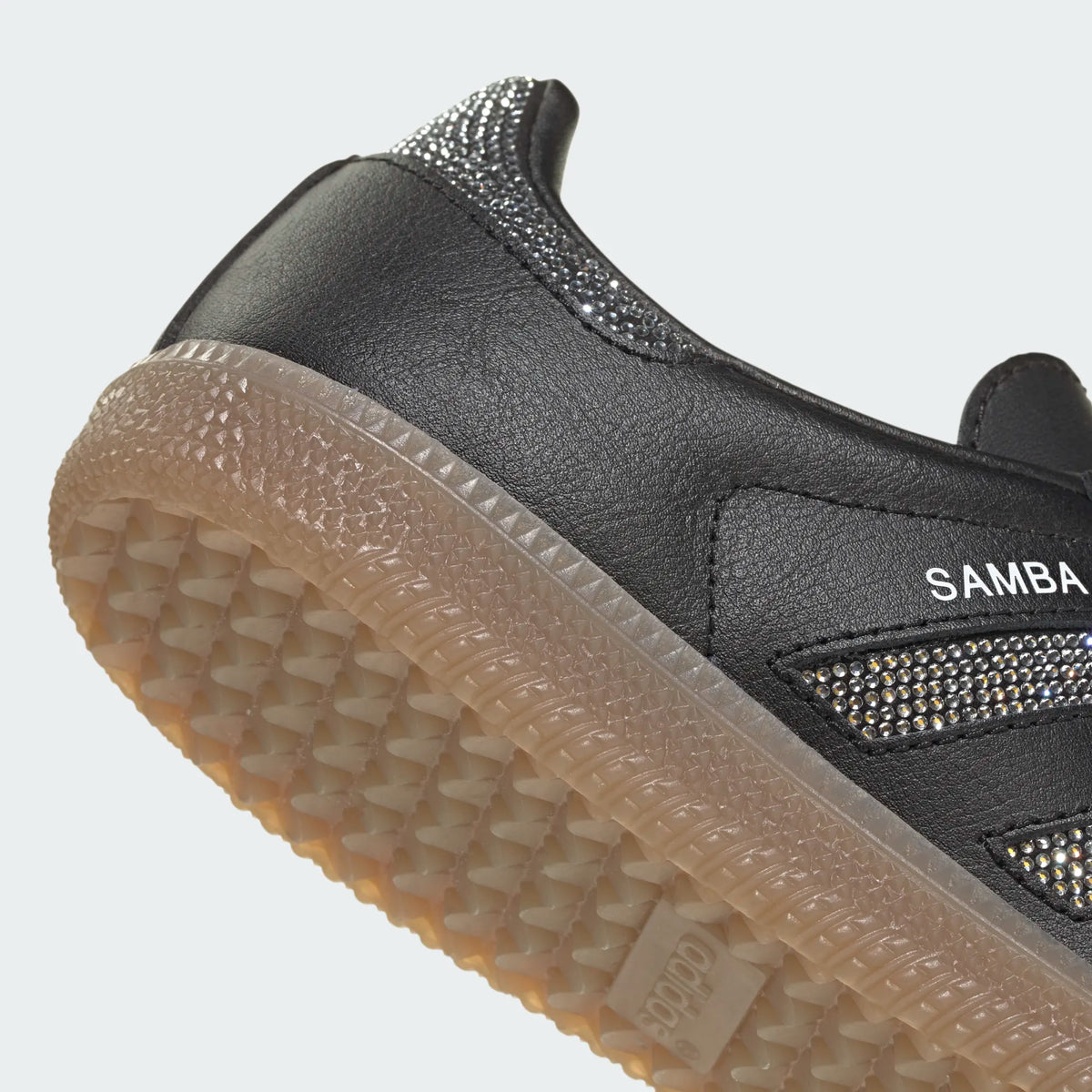 Big Kids' Adidas Samba OG "Rhinestone Black Silver" (Unisex)