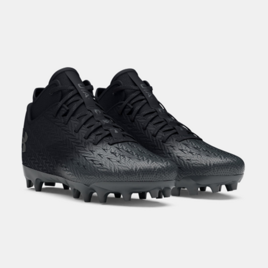 Men's UA Spotlight Clone 4 MC Football Cleats "Metallic Gun Metal"