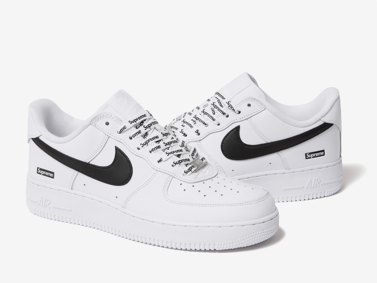 Nike Air Force 1 Low x Supreme White Black