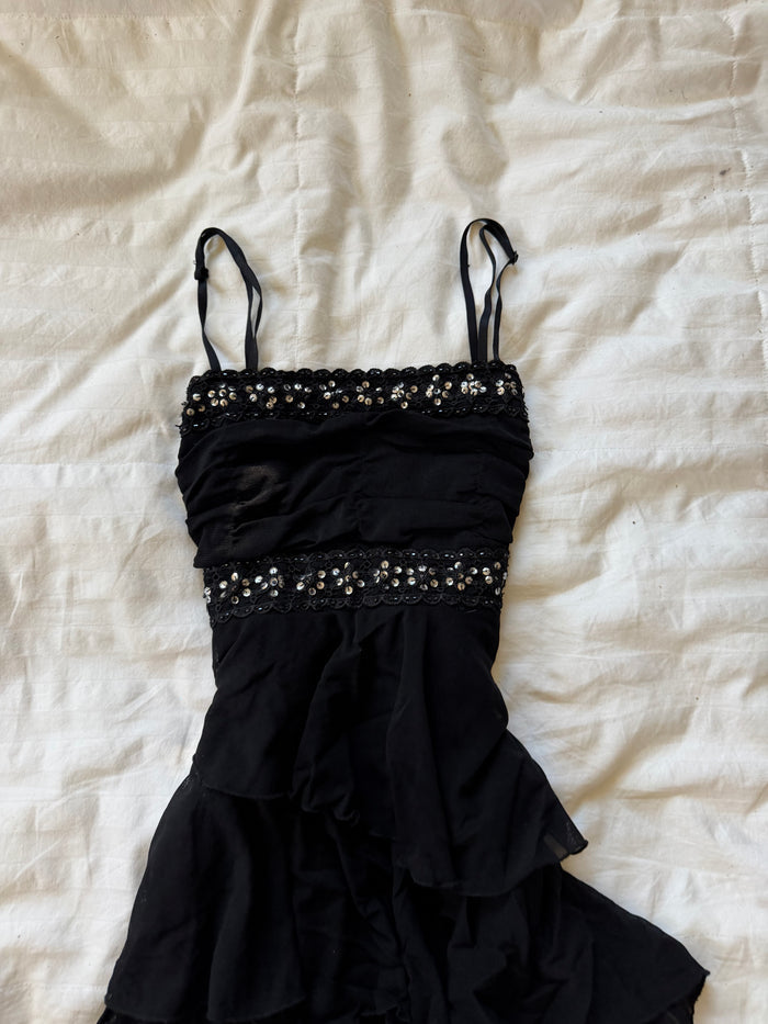 asymmetrical dance in paris dress