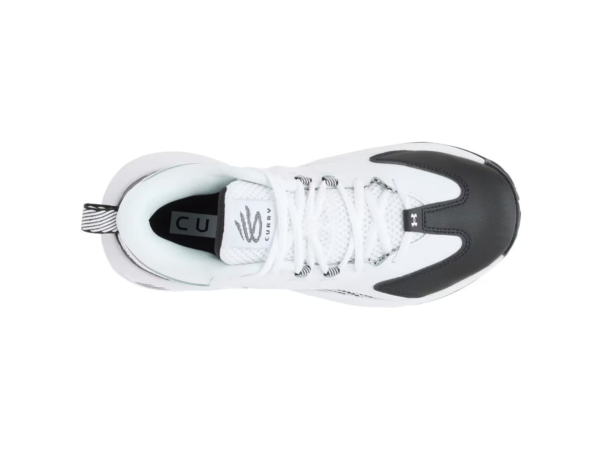Big Kids' Under Armour Curry 3Z 25 Suede "White/Black" (Unisex)