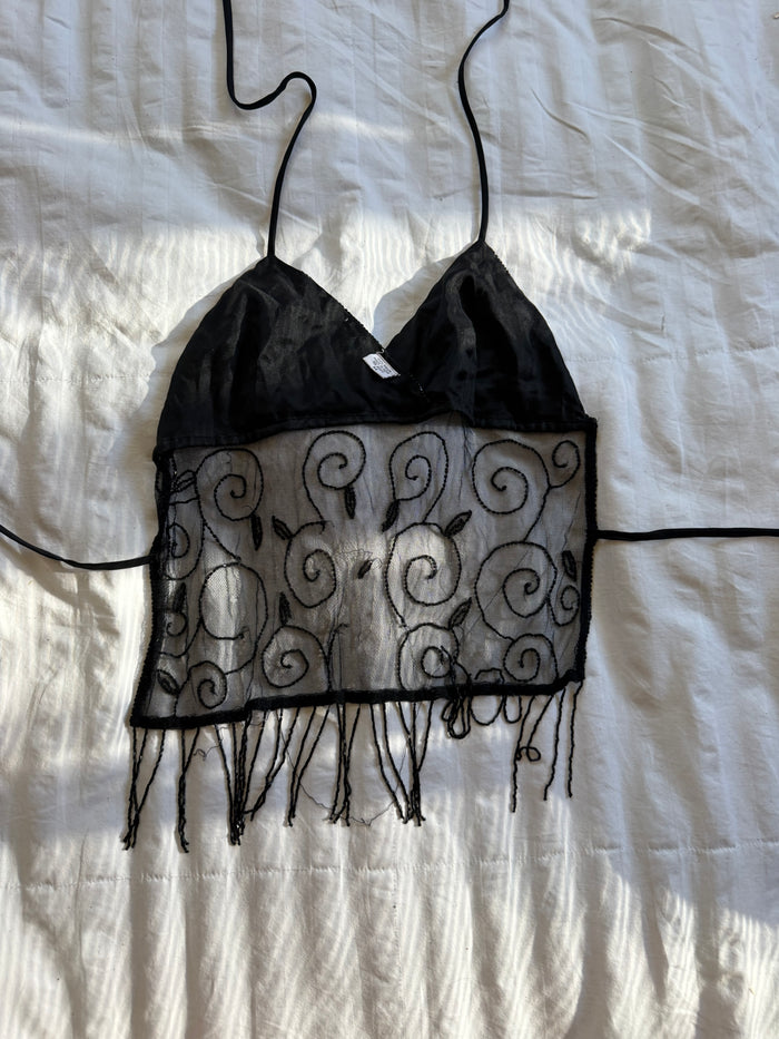 beaded fairy top