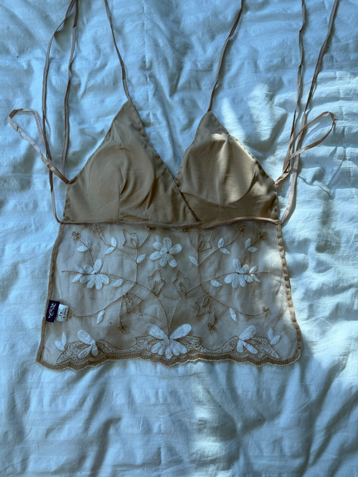 beaded flower top