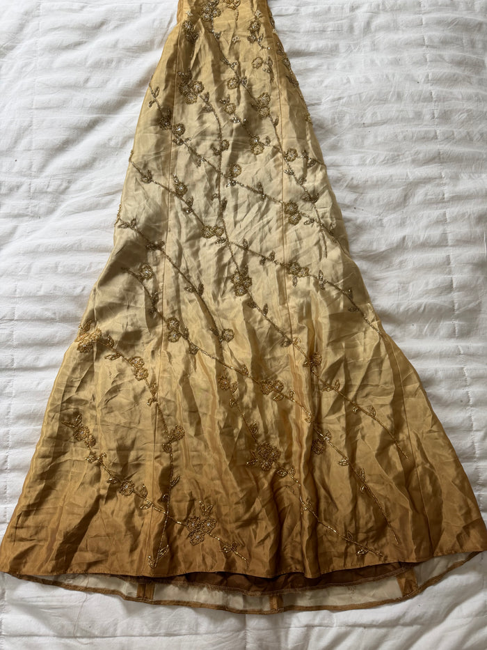 beaded maxi dress