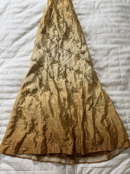 beaded maxi dress