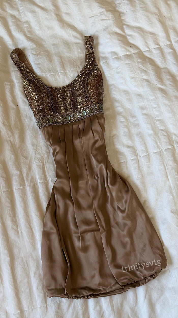 beaded  sue wong dress