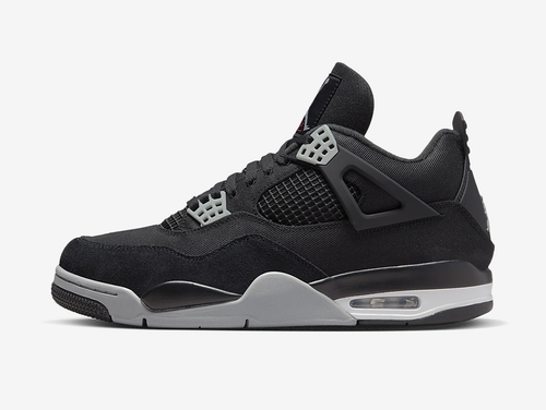 Air Jordan 4 SE Black Canvas