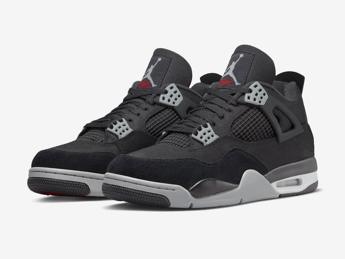 Air Jordan 4 SE Black Canvas