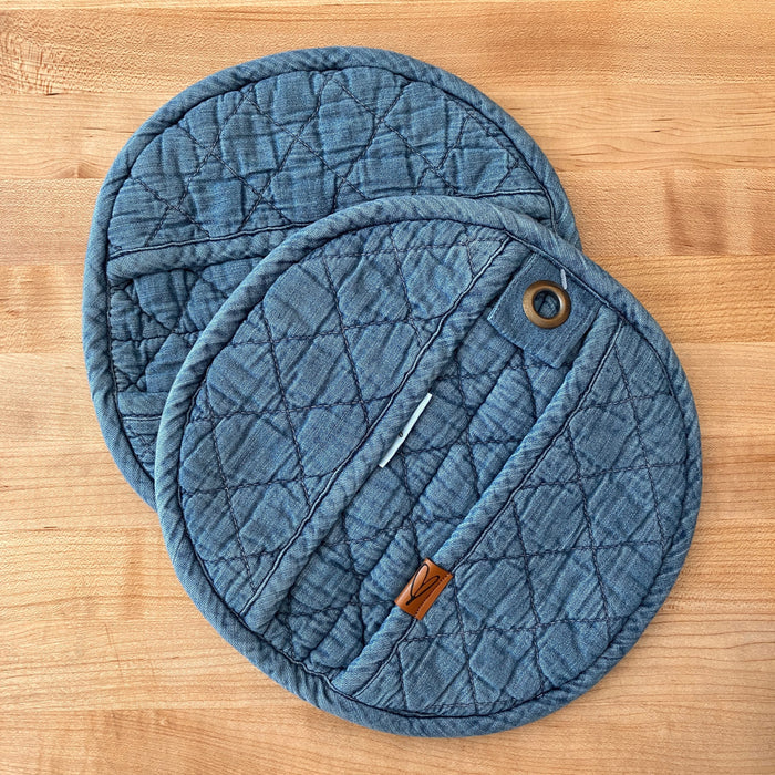 Denim Potholders - Preserved Oakland