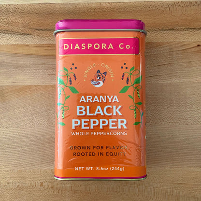Diaspora Co. Aranya Peppercorns Chef Tin (244g) - Preserved Oakland