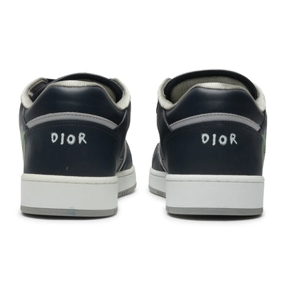 Dior B27 Otani Workshop Navy Smooth Calfskin Sneaker