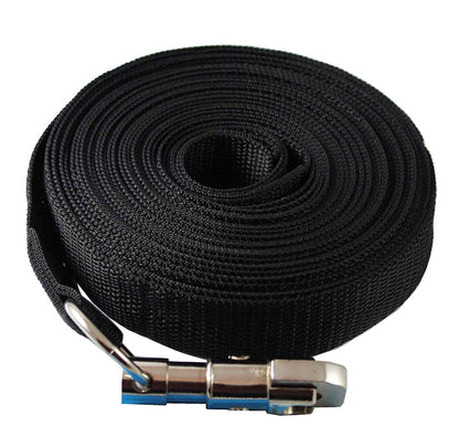Dog Leash 1.2" Extra Wide Nylon 30 Feet Long for Training Secure Locking Snap