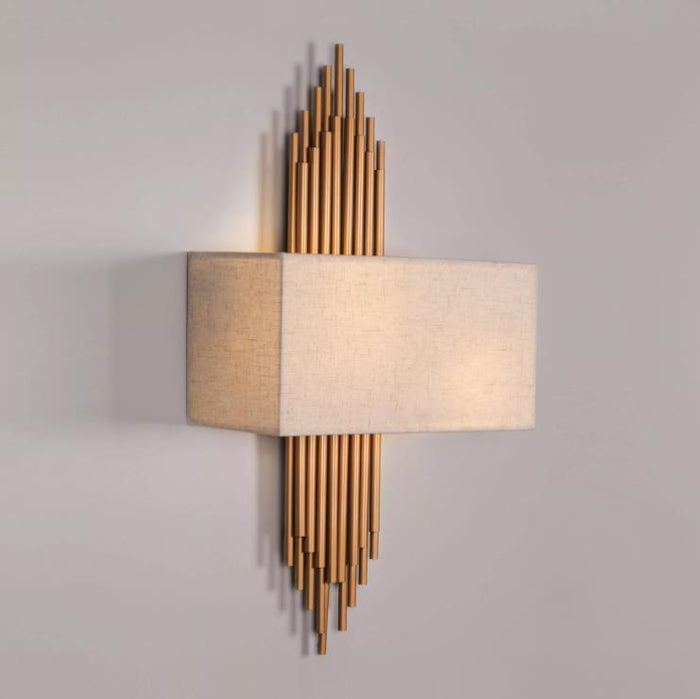 Gilded Organ Sconce Wall Light - 14in * 26in (J)