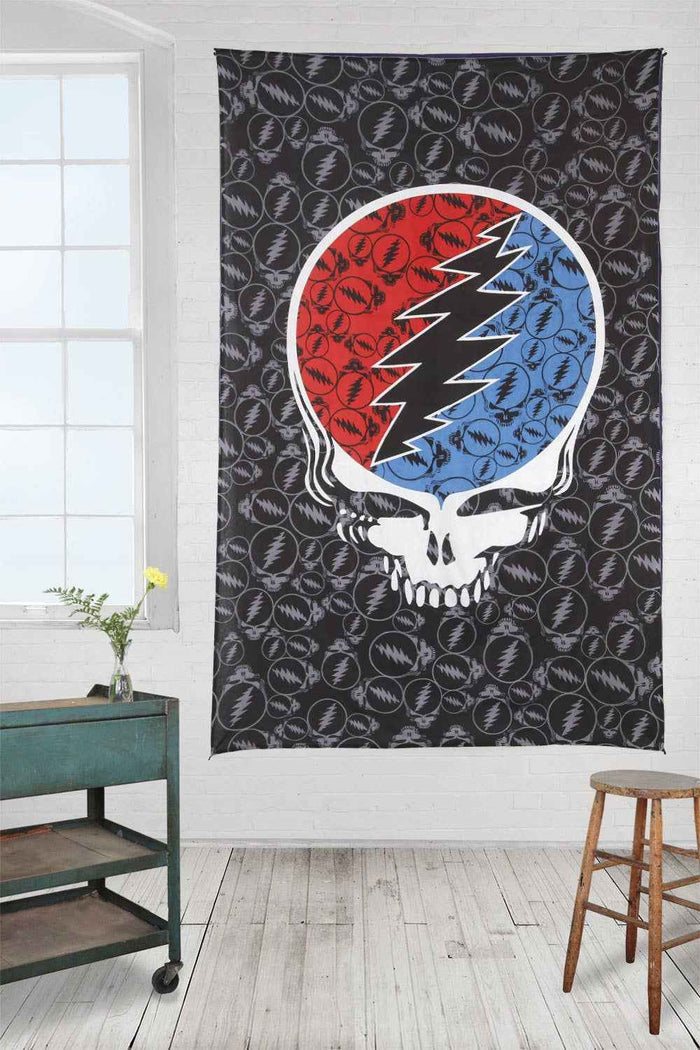 Grateful Dead Tapestry Steal Your Face Hippie Tapestries