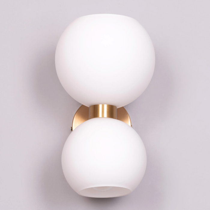 Lumina Dual-Orb Sconce Wall Light - 6.2in * 11in (J)