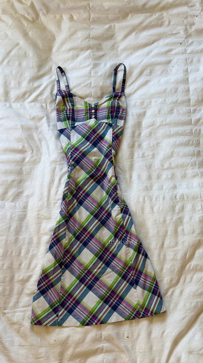 plaid dress