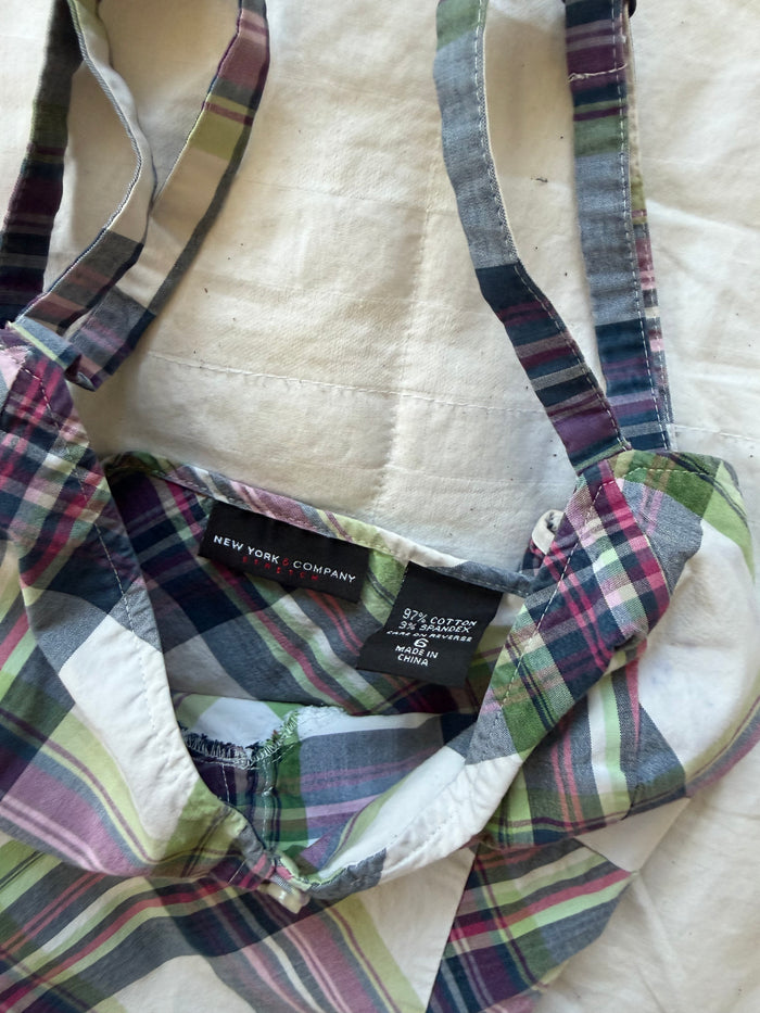 plaid dress