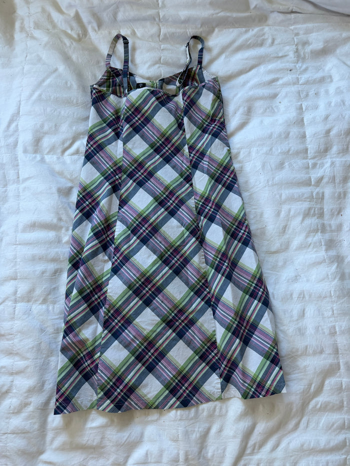plaid dress