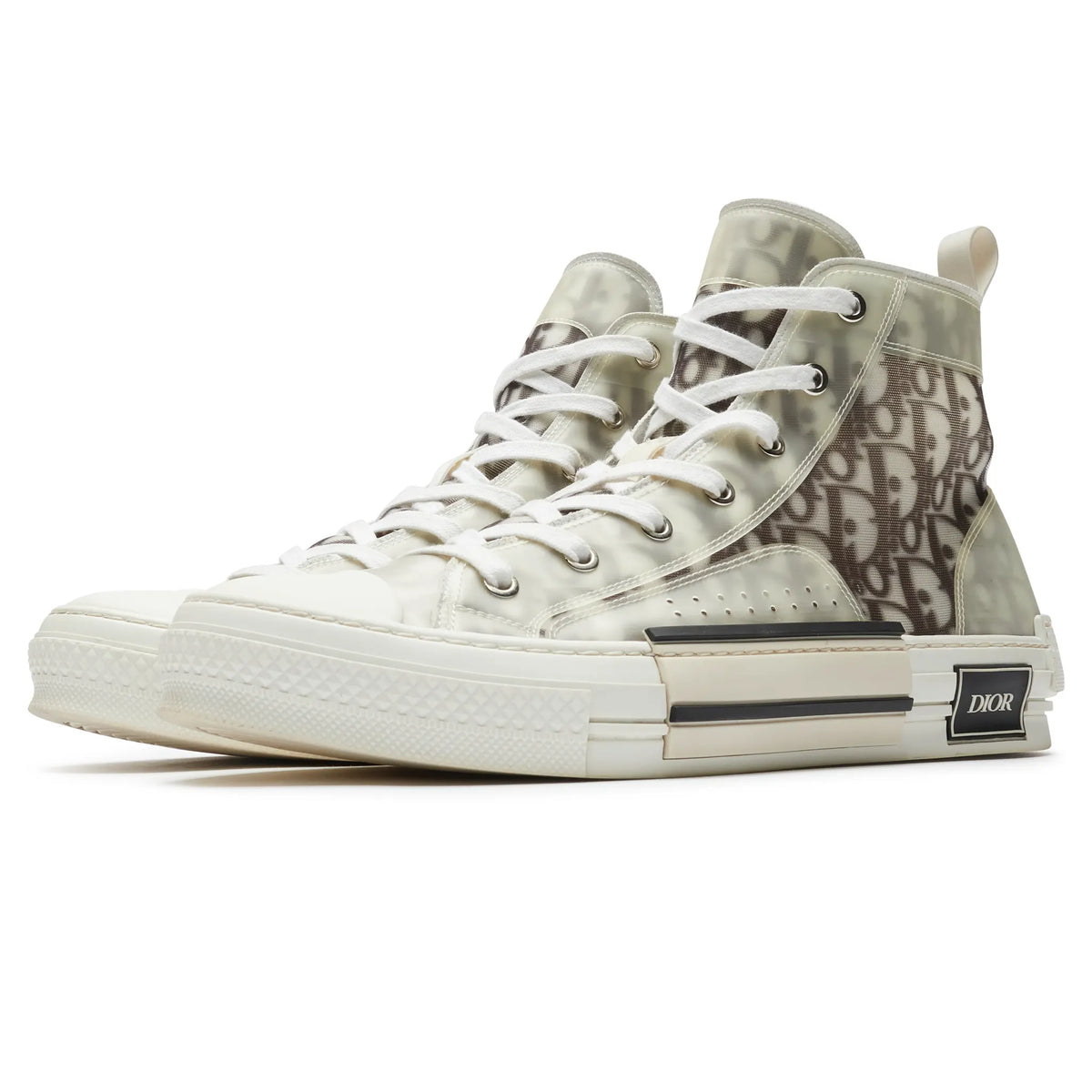 Preloved - Dior B23 Dior Oblique High White Sneaker