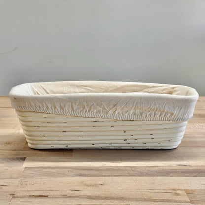 Proofing Baskets Oblong with Liner - Preserved Oakland
