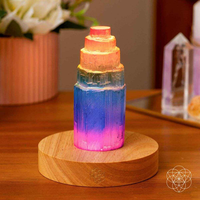 Rainbow’s Blessing - Selenite Tower of Peace & Protection